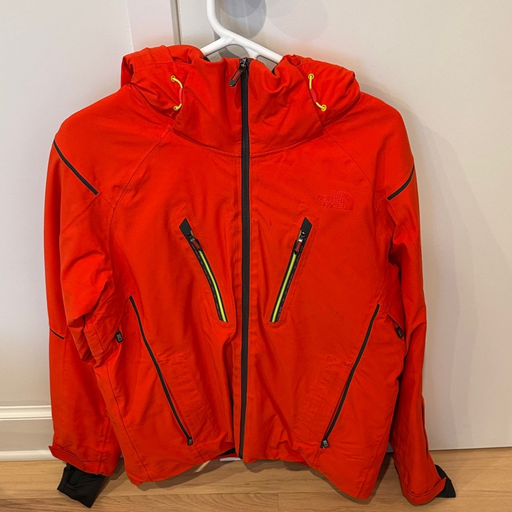 The North Face Vibrant Red/Orange Jacket with Black Details